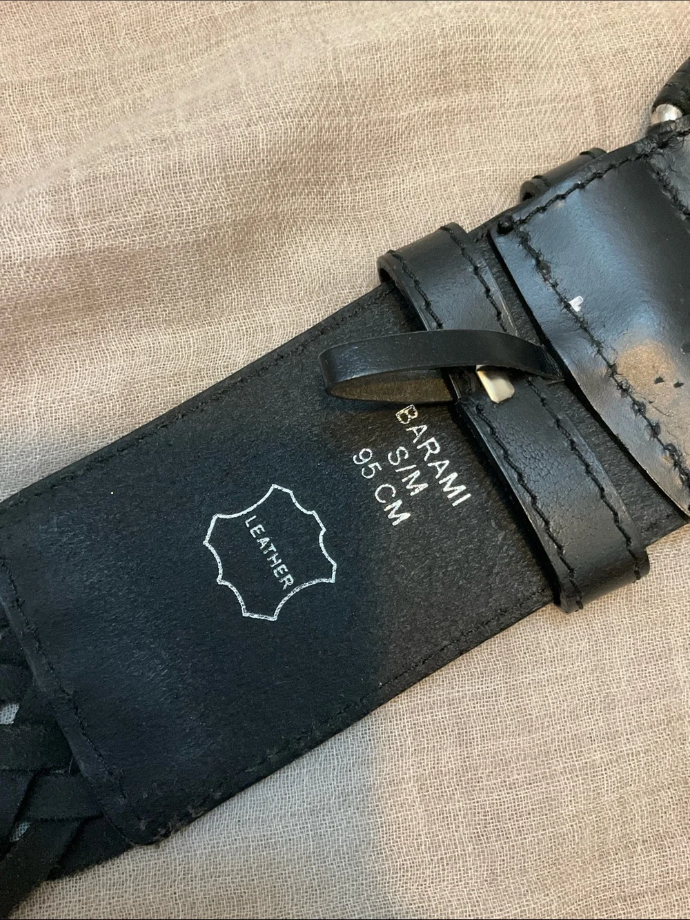 Braided Leather  Belt